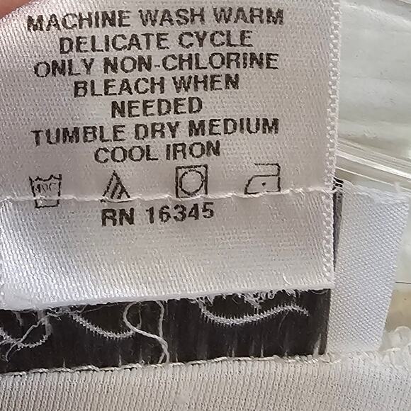 Vanity Fair Silky Nylon Nightgown Vintage Lace Floral Cottagecore Medium - Picture 8 of 8